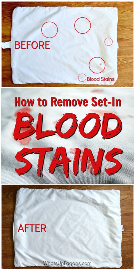 how to get fake blood out of clothes|how to remove dried blood from fabric.